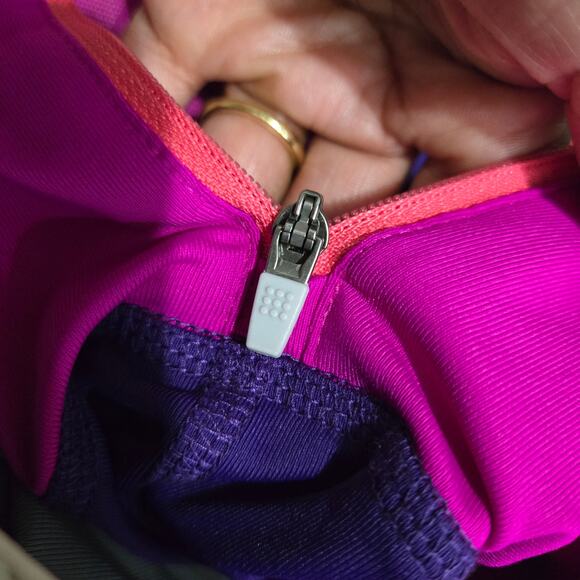 Title Nine Athletic Dress Purple Colorblock Active Sporty Casual Fit Flare Small - Picture 14 of 16